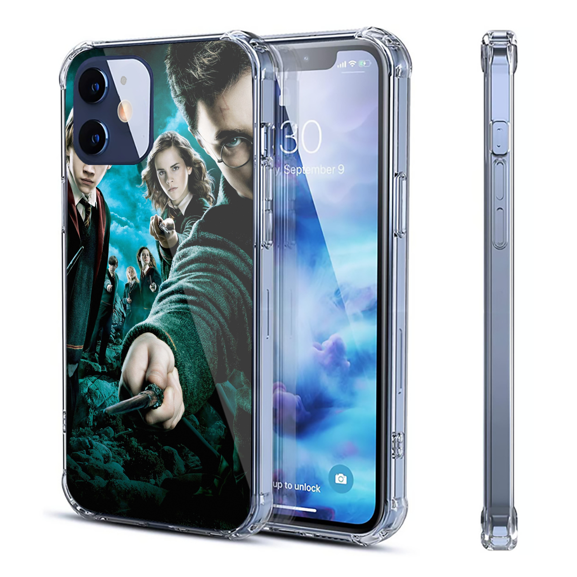（画像用） Harry Potter ハリー・ポッターシリーズ 【iPhone 12シリーズ対応】透明スマホケース（クリアソフトケース）